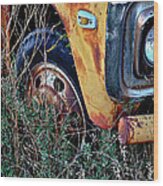 Parked Fuel Oil Truck Wood Print