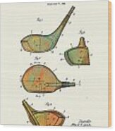 Patented Golf Club Heads 1926 Wood Print