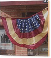 Patriotic Banner Tombstone 1993 Poster Rendezvous Of The Gunfighters Tombstone 2004 Wood Print