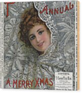 Pears Annual 1899 1890s Uk Cc Christmas Wood Print