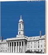 Penn State University - Royal Blue Wood Print