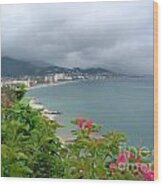 Penthouse View - Puerto Vallarta Wood Print