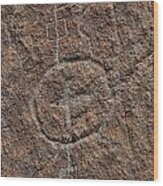 Petroglyph V2 Wood Print