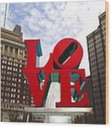 Philly Love Wood Print