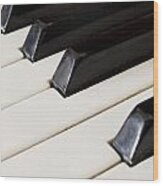 Piano Keys Wood Print