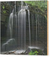 Pig Trail Falls Mulberry River Arkansas Wood Print