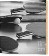 Ping-pong Wood Print