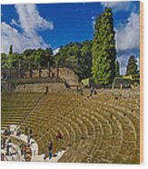 Pompei Teatro Principale - Main Theatre Wood Print