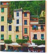Portofino Color Wood Print