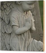Praying Angel Wood Print