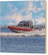 Protecting Our Waters - Coast Guard Wood Print