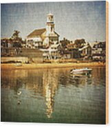 Provincetown From The Warf Wood Print