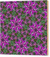 Psychedelic Pink Wood Print