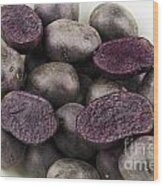 Purple Potatoes Wood Print