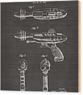 Pyrotomic Disintegrator Pistol Patent Gray Wood Print