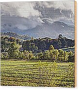 Rabun Gap Valley Pano Wood Print