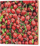 Radishes Wood Print