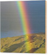 Rainbow Los Glaciares National Park Wood Print