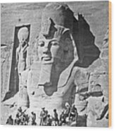 Ramesses Tomb Archilogical Study C 1900 Vintage Photograph Wood Print