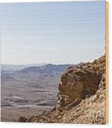 Ramon Crater Negev Desert Israel Wood Print