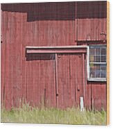 Red Barn Of New Jersey Ii Wood Print