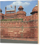 Red Fort New Delhi India Wood Print