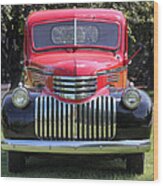 Red Hot 1946 Chevy Wood Print