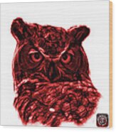 Red Owl 4436 - F S M Wood Print