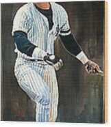 Reggie Jackson New York Yankees Wood Print