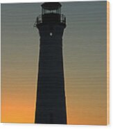 Remote Lighthouse Wood Print