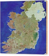 Republic Of Ireland Wood Print