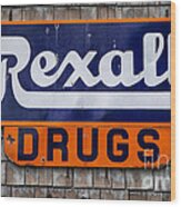 Rexall Drugs Wood Print