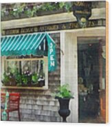 Rhode Island - Antique Shop Newport Ri Wood Print