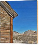 Rhyolite Nevada - Ghost Town Wood Print