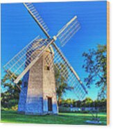 Robert Sherman Windmill Wood Print