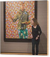 Robin And Anthony Of Padua By Kehinde Wiley Wood Print