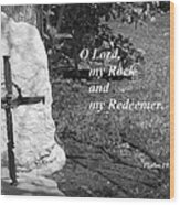 Rock And Redeemer Wood Print