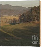Rockingham County Virginia Meadow Wood Print