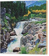 Rocky Mountain High Wood Print