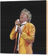 Rod Stewart Wood Print