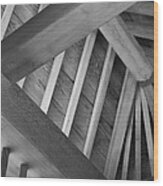 Roof Structure Wood Print