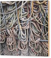 Ropes #net #nicsquirrell #fishing Wood Print
