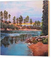 Rose Canyon Lake 2 Wood Print