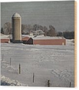 Route 45 Barn Wood Print