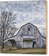 Rustic White Barn Wood Print