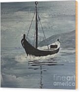 Sail-boat Wood Print