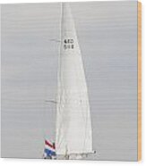 Sailing Untill We Meet The Horizon Wood Print