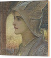 Saint Joan Of Arc Wood Print