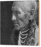 Salish Indian  Circa 1910 Wood Print