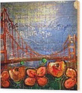 San Francisco Poppies For Lls Wood Print